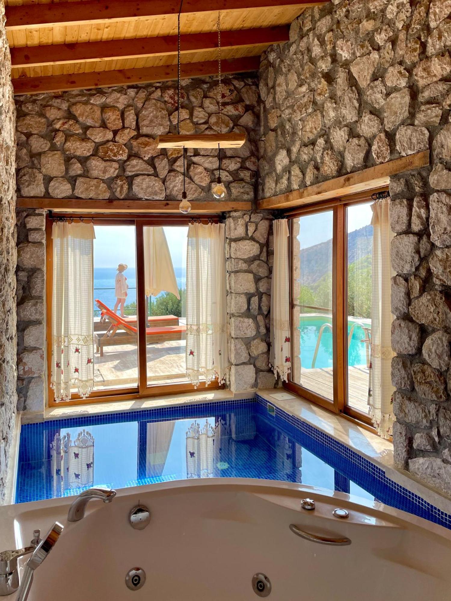 Shavilla Kalkan - Yali ' Da Korunakli 1+1 Villa Patara Exteriér fotografie