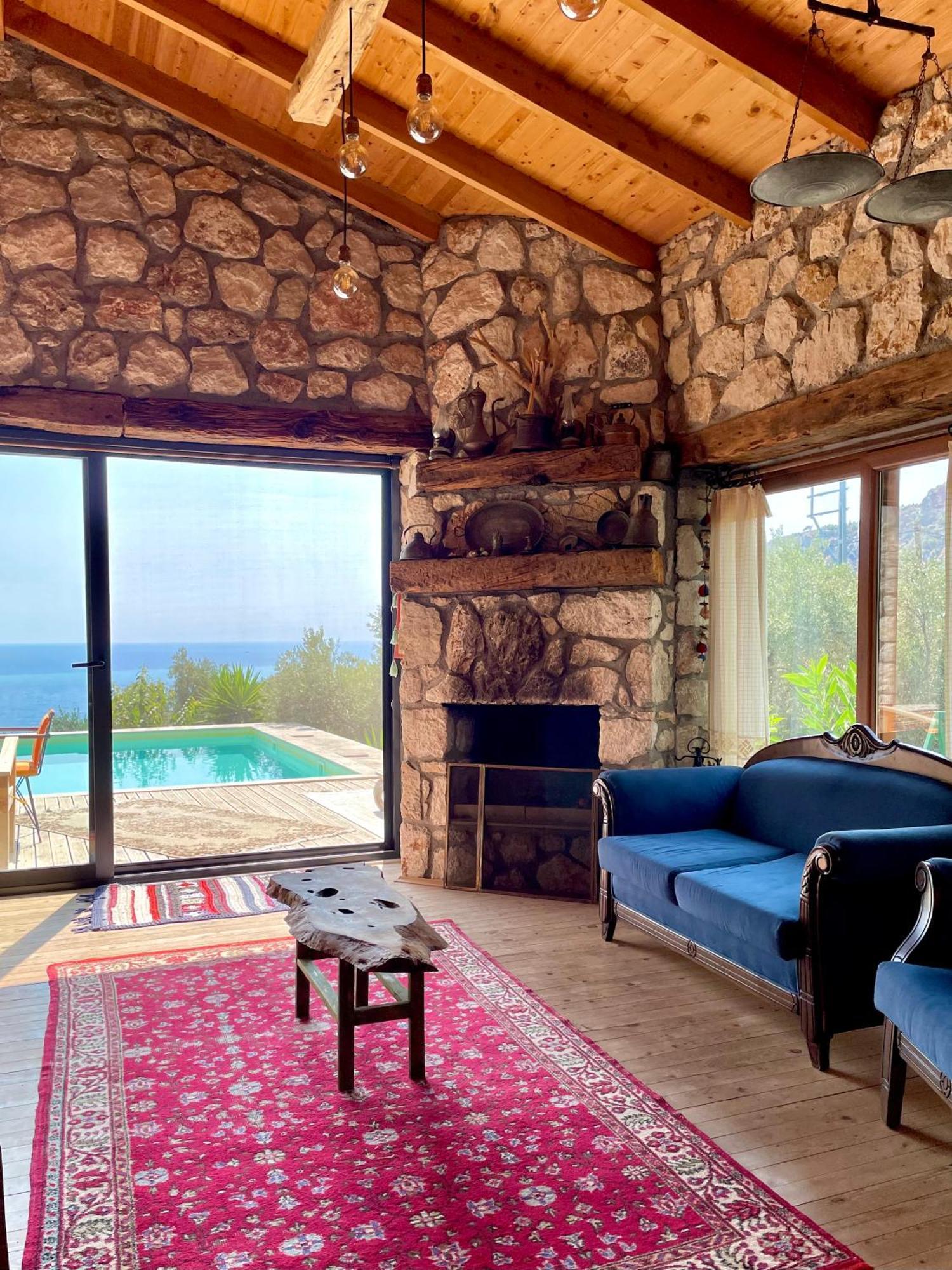 Shavilla Kalkan - Yali ' Da Korunakli 1+1 Villa Patara Exteriér fotografie